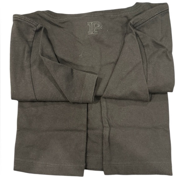 NWT Victoria’s Secret PINK Dreamer Cropped Cotton Tee- Large- Black - Picture 6 of 6